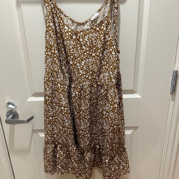 Chic Soul Dresses & Skirts - Chic soul mustard floral dress